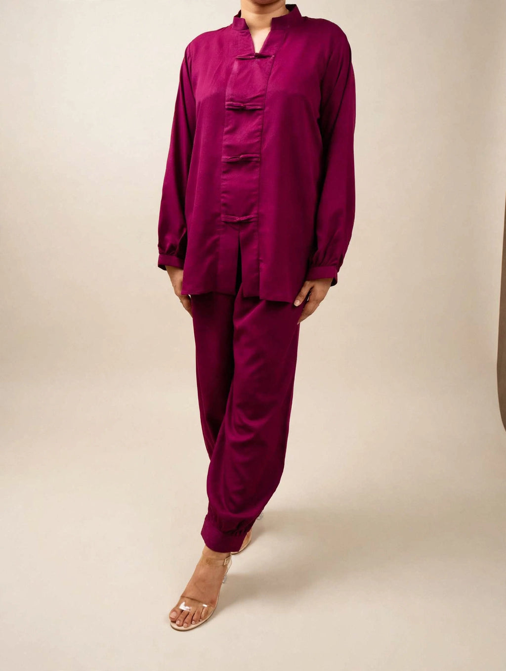 Mandarin Set - Burgundy