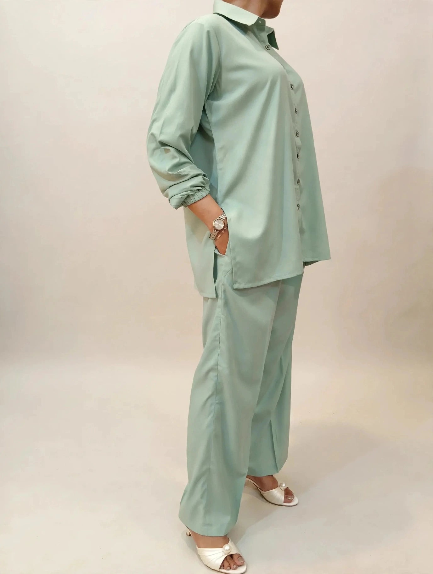 Nova Co-ord Set - Sage Green