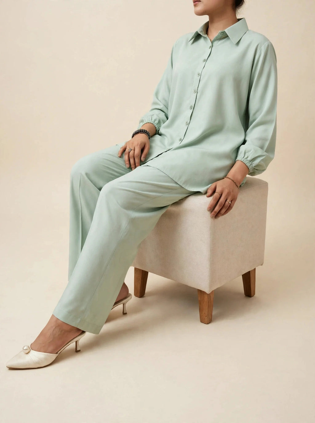 Nova Co-ord Set - Sage Green